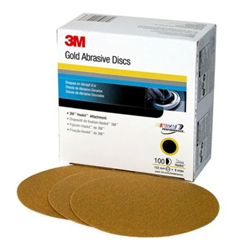 SALE 3M 00977 216U NO HOLE 150MM GOLD DISC 240G