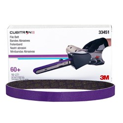 3M 33451 786F CUBITRON II FILE BELT 60G 20MM X 520MM BOX/10
