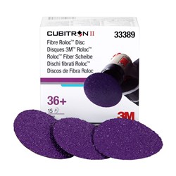 3M 33389 786C ROLOC CUBITRON II DISC 36G 75MM BOX/15