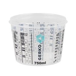 NON-D GERKO MIXING CUPS 750ML EACH
