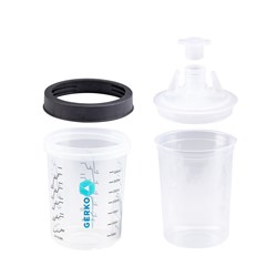 NON-D GERKO PAINT SYSTEM 125 MICRON 400ML BOX/50 + OUT CUP