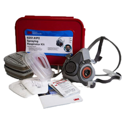 3M 6251 SPRAYING RESPIRATOR KIT A1P2 LARGE EA