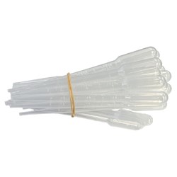 PIPPETTES PLASTIC 3ML LARGE BULB [PK 20]
