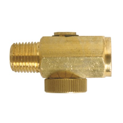 REGULATOR IN-LINE BRASS 1/4